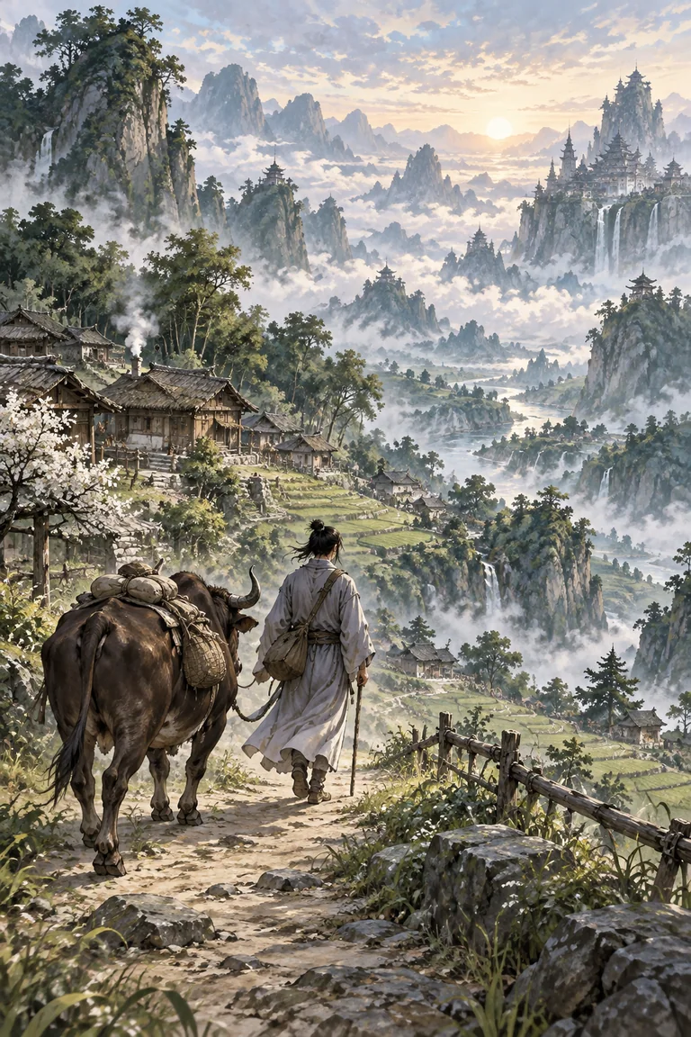 《开局长生万古，苟到天荒地老》：一人与一牛