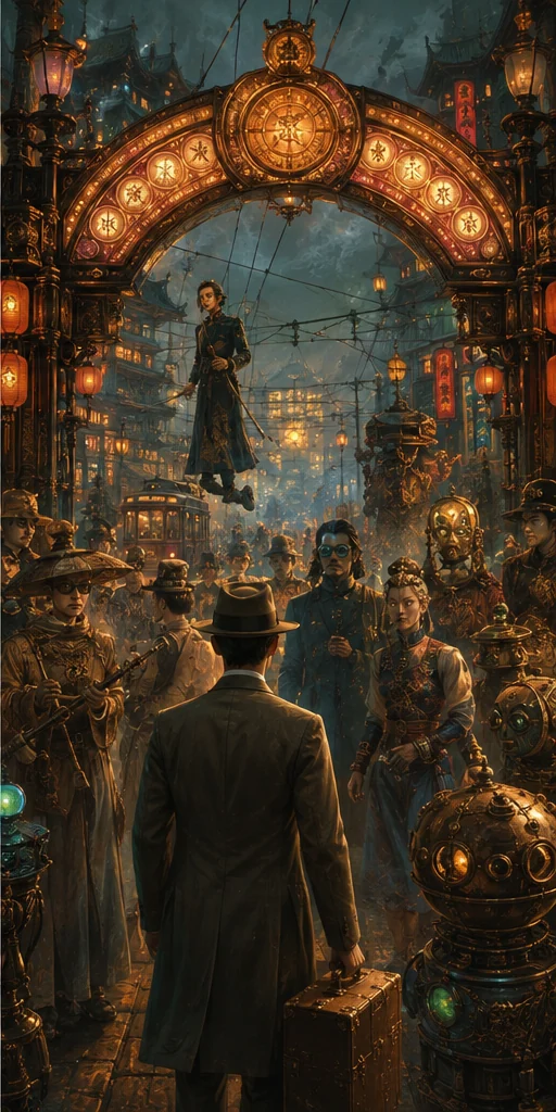 《普罗之主》编辑视觉：霓虹牌坊下的百门修士