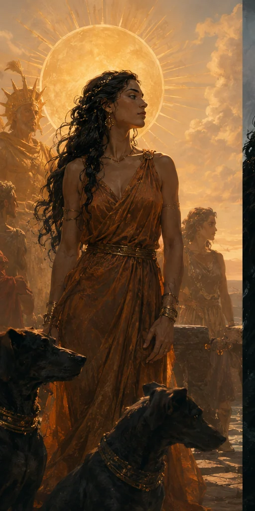 Circe editorial visual: Story world and signature setting