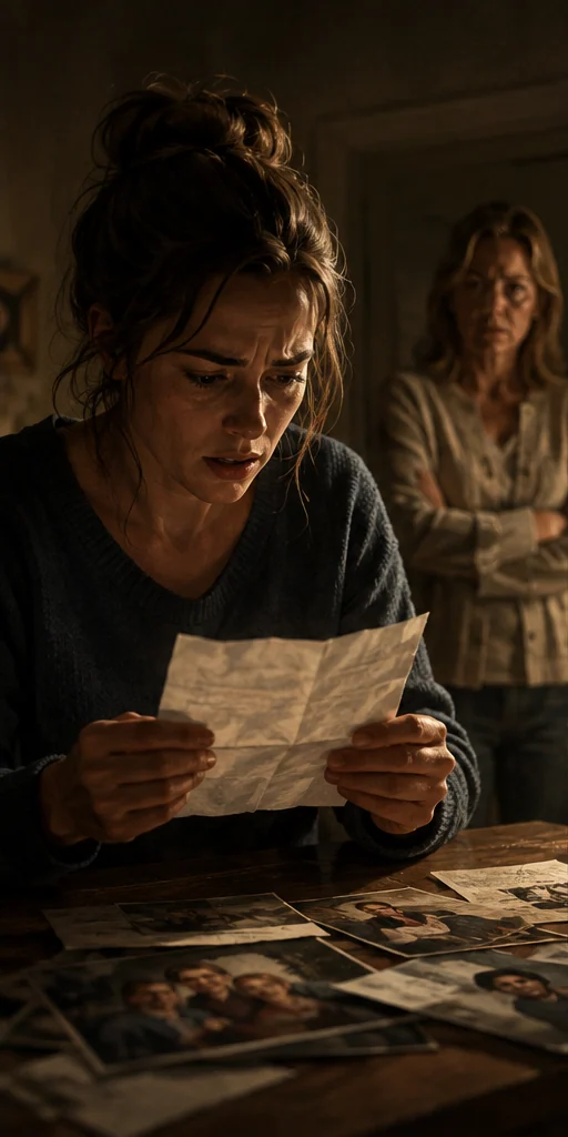 Dear Debbie editorial visual: Characters facing the central conflict