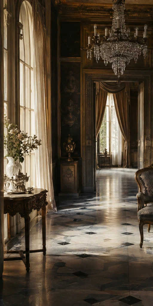 El baile de las criadas editorial visual: Story world and signature setting