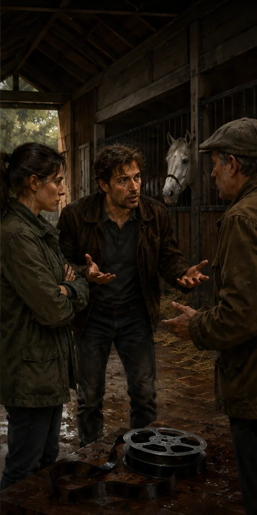 Filmriss auf Immenhof editorial visual: Characters facing the central conflict