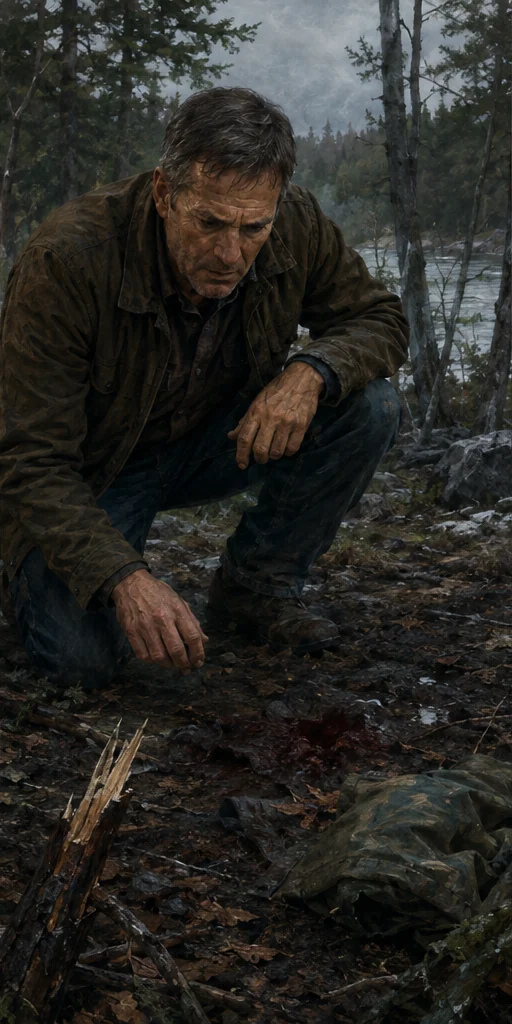 God's Country editorial visual: Characters facing the central conflict