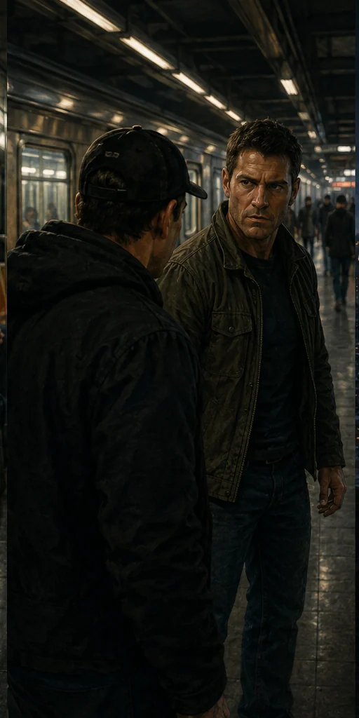Gone Tomorrow editorial visual: Characters facing the central conflict