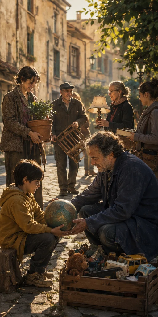 Il sole nelle pozzanghere editorial visual: An emotional turning point