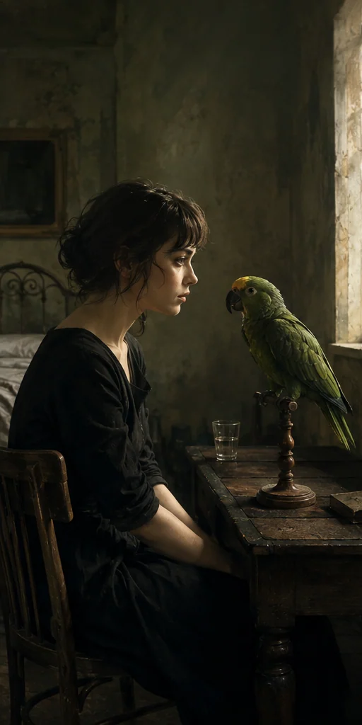 L’Adolescence du perroquet editorial visual: Story world and signature setting