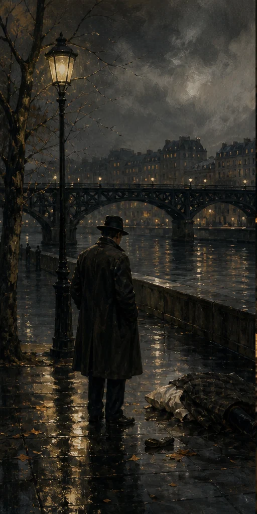 L’Inconnue du quai de Javel editorial visual: Story world and signature setting