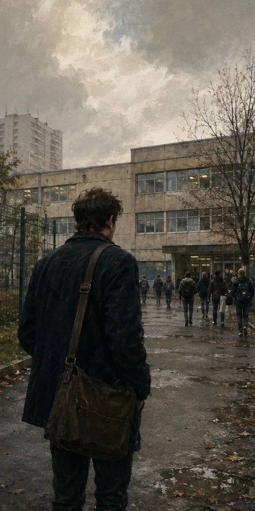 La solitude des professeurs est infinie editorial visual: Story world and signature setting