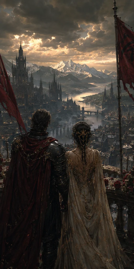 Once Written in Gilded Blood editorial visual: Story world and signature setting