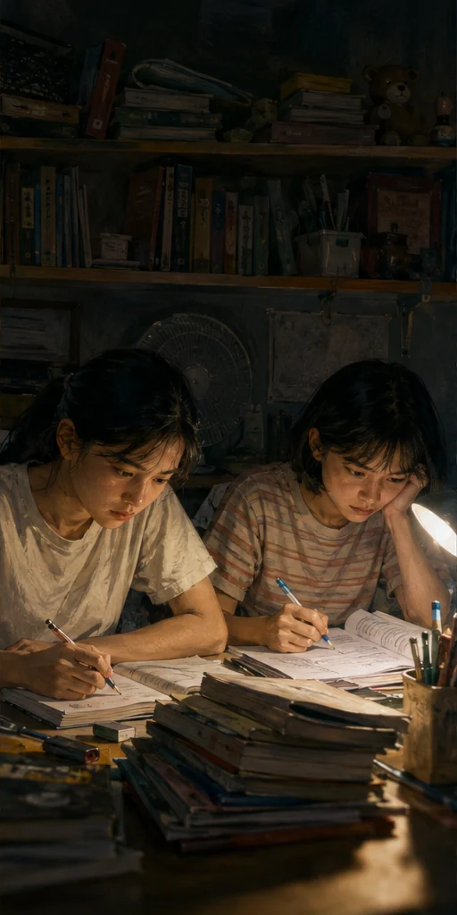 The Original Daughter editorial visual: Characters facing the central conflict