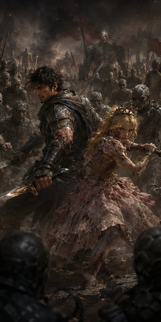 This Inevitable Ruin editorial visual: Characters facing the central conflict