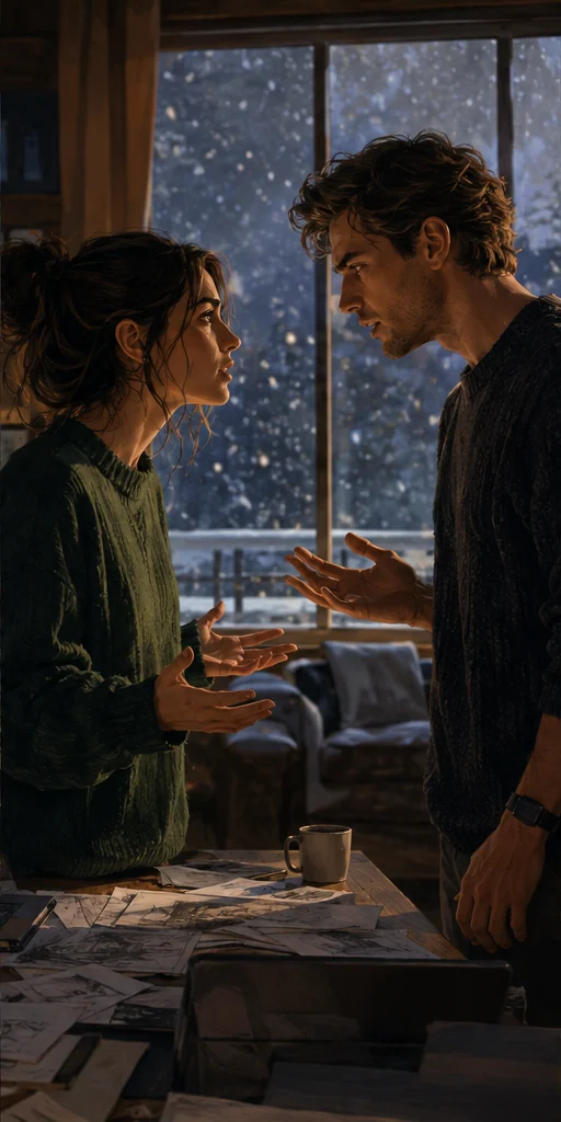Two Can Play editorial visual: Characters facing the central conflict